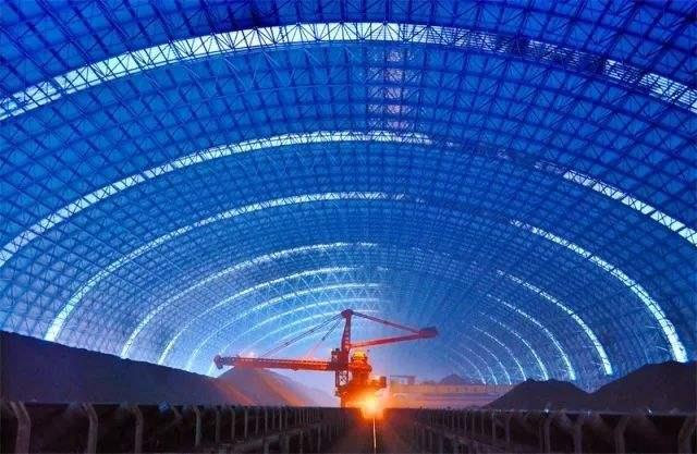 岑溪亿优钢构工程师为您解析原料场封闭技术的特点和类型